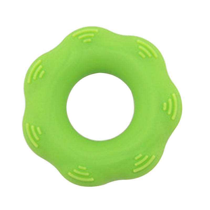Finger Exerciser Fitness Ring Stretcher Strength Training Muscle Forearm Carpal Expander Wrist Hand Grip Rehabilitation Silicone: Green