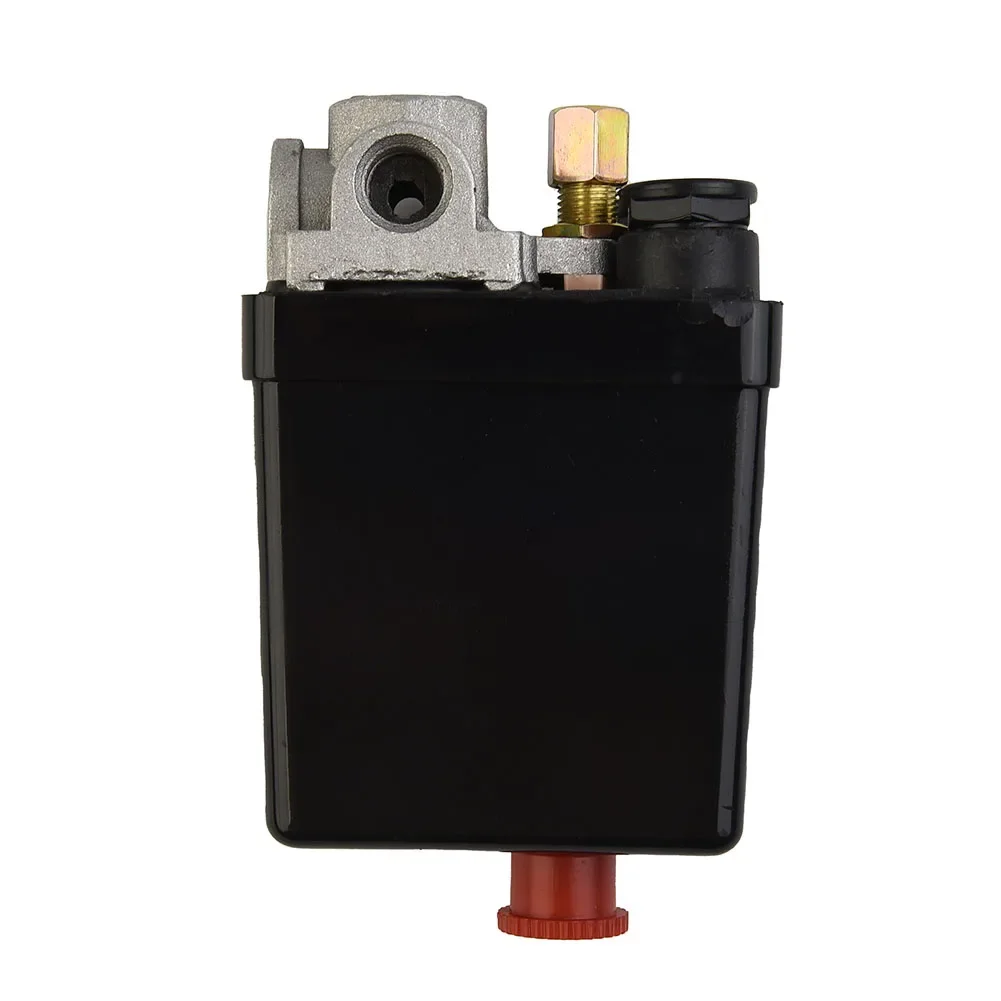 Zware luchtcompressor drukschakelaar regelklep vervangende onderdelen 4-poorts 1/4 "220-240V accessoires voor luchtgereedschap