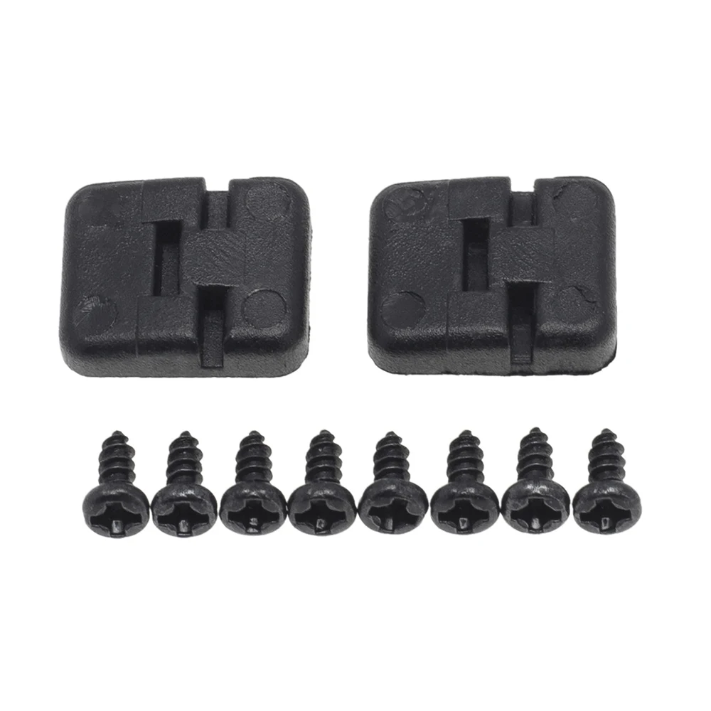 Türscharniere Haubengrill Türgriffe Motorabdeckung Scharnier Tankdeckel für 1:10 1/10 RC Raupe Auto TRX-4 TRX4 Verteidiger D90 Teile: Weiß