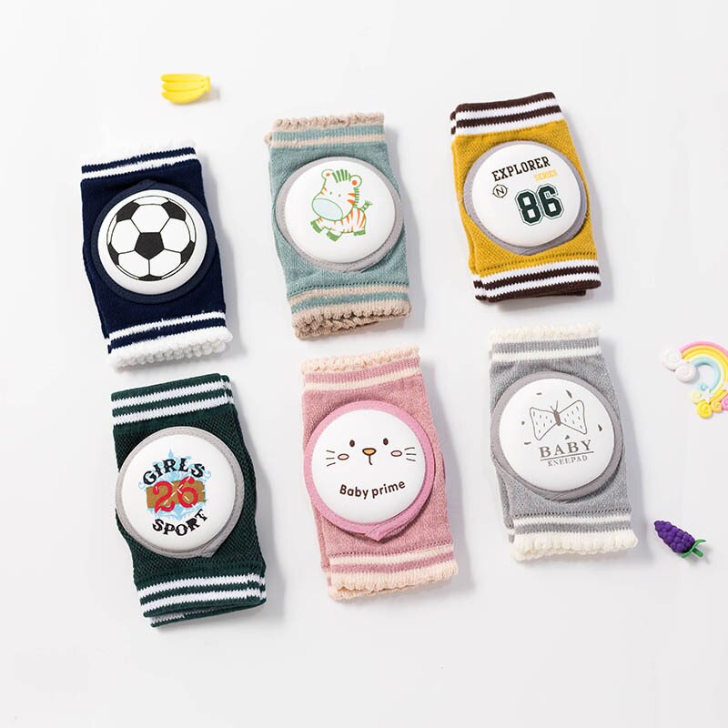 Kids Meisje Jongen Kruipen Elleboog Zuigelingen Peuters Baby Mesh Knie Pads Protector Veiligheid Katoen Knie Pad Baby Anti-Fall beenwarmers