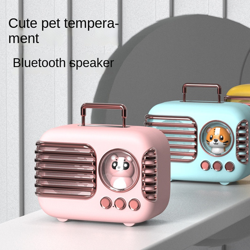 Leuke Bluetooth Speaker Mini Draadloze Mini Stereo Outdoor Draagbare Kaart Subwoofer Meisje