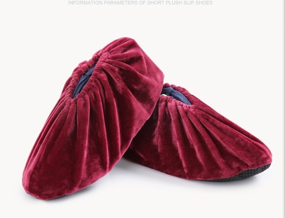 Dames En Mannen Overschoenen Winter Wasbare Schoenen Covers Indoor Bont Doek Schoeisel Pocket Voor Kinderen Recycle Gebruik Op Factory Hotel: children wine