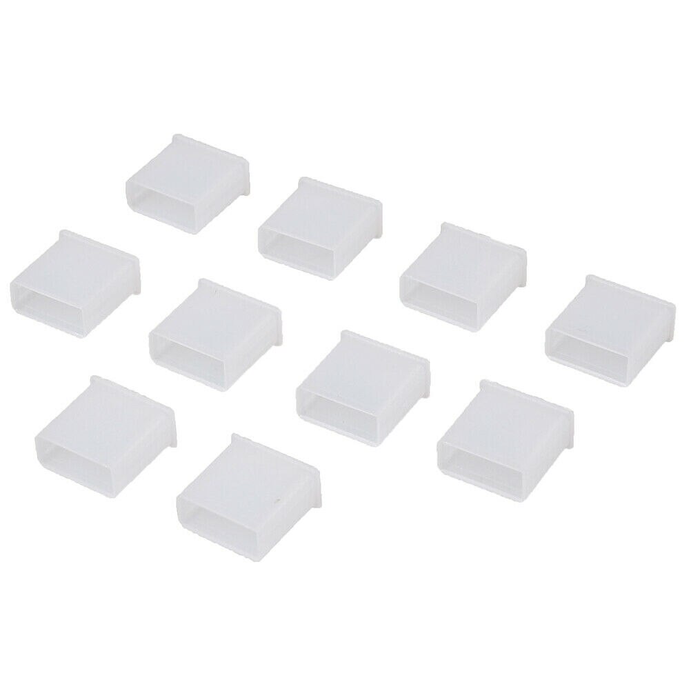 10pcs/lot Plastic USB Male Anti-dust Plug Stopper Cap Cover Protector Lids