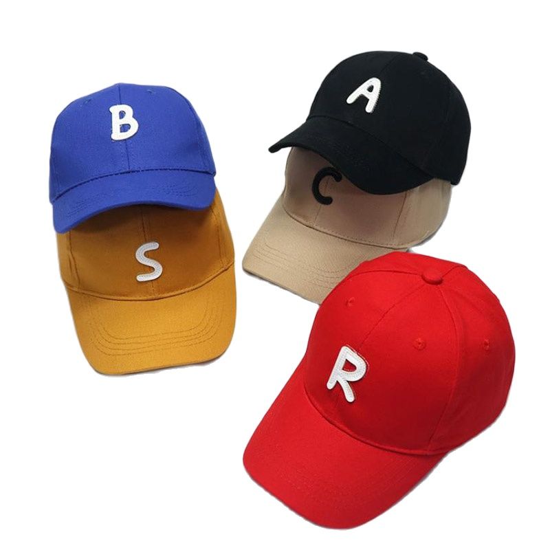 Doitbest 2 to 7 vuotiaille kevään lasten lippalakki pojille ja tytöille, kirjontakirjaimet, snapback-säädettävä lasten hiphop-hattu, aurinkolippis
