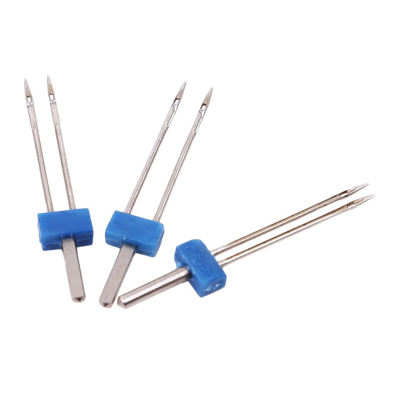 3 unids/pack de agujas dobles multifunción de doble aguja para piezas de máquina de coser Brother para herramientas domésticas máquina de coser casera 976846