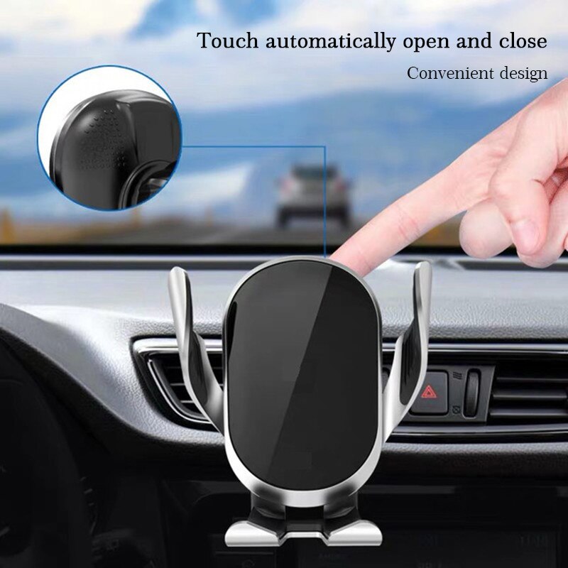 Auto Draadloze Oplader Auto Mobiele Telefoon Houder Air Vent Mounts Stand Beugel Voor Volvo XC40 Xc 40 Auto accessoires