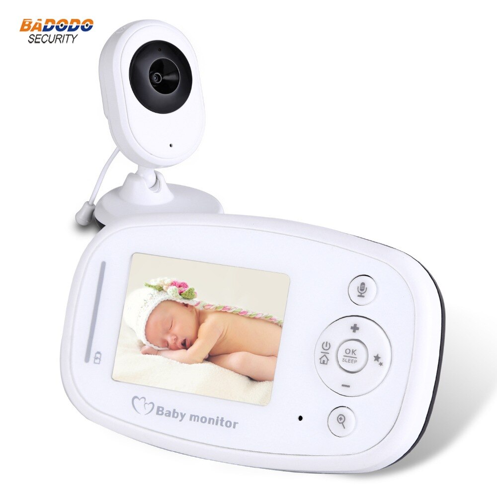 2.4 inch Draadloze Video Kleur Babyfoon Nanny Bewakingscamera Nachtzicht Temperatuur Monitoring ouderenzorg
