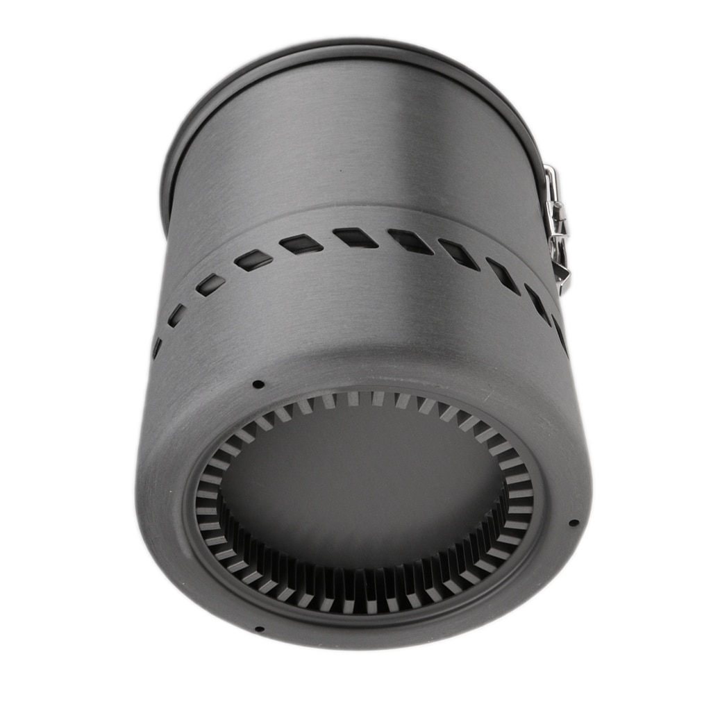 1.5L Portable Aluminum Camping Water Pot Outdoor Backpacking Picnic Kettle Heat Exchanger Pot Cookware