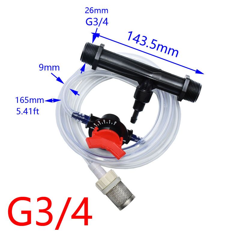Venturi Bemesting Systeem 3/4 1/2 Irrigatie Venturi Automatische Meststof Injector Meststof Spuit 1Set: G3 I 4
