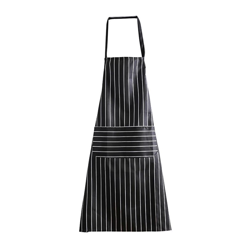 Tablier sans manches pour femmes et hommes, pour la cuisine, cuisson, Restaurant, BBQ, enfants, bavoir de chef, accessoires de cuisine: black