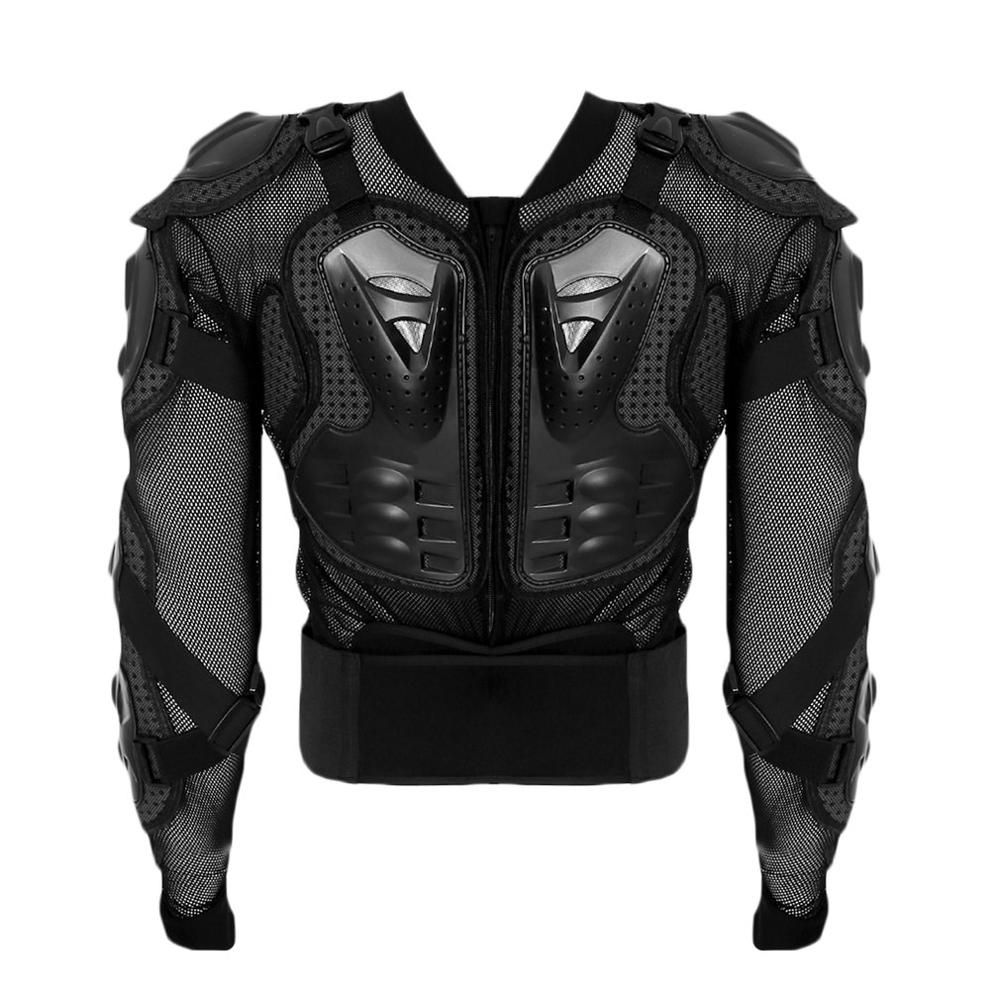 High-Density Wear-Resistant Nylon Foam Padding Motorcycle Motorcross Racing Full Body Armor Spine Chest Protective Jacket: Default Title