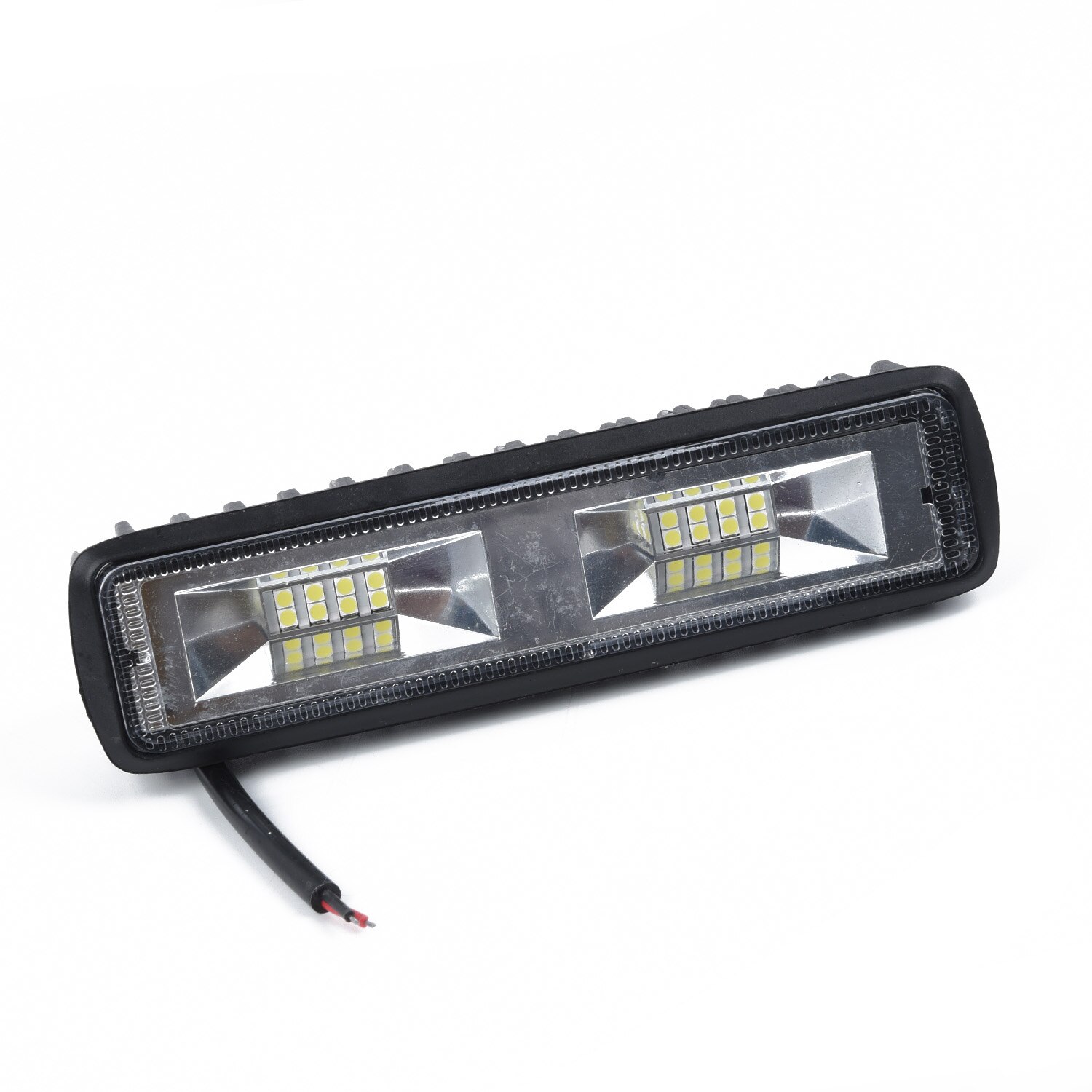 12V-24V 18W 16LED Car SUV Flood Beam Work Light Driving Fog Lamp Bar 150 * 35mm