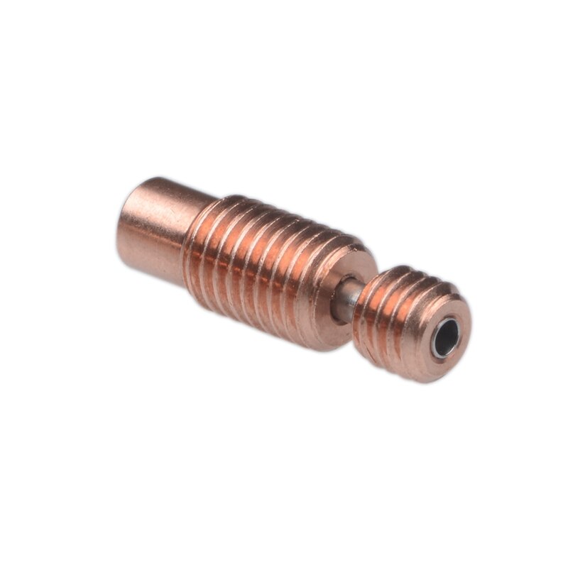 2PCS Heat Break Bi-Metal All-Metal 3D Printer Accessories Nozzle Throat for 1.75mm E3D V6 Heater Block(Threaded)