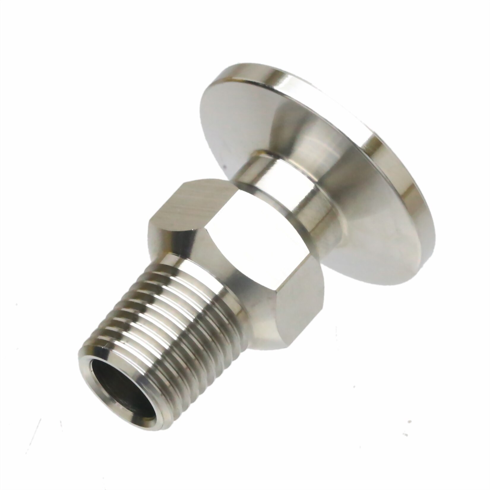 ISO-KF16 (NW/KF-16) to 1/4" inch Female PT Pipe Threads adapter Vacuum Flanges Fitting SS304 Stainless Steel 304