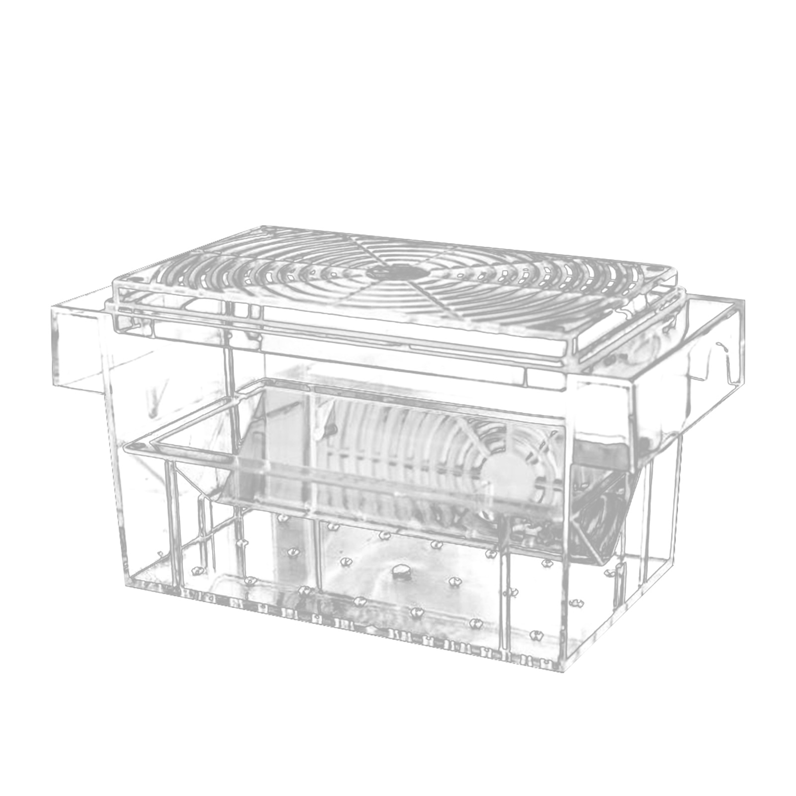 Double-deck Isolation Trap Fry Incubator Breeder Transparent Cage Tank Floating Aquarium Hatchery Guppies Fish Breeding Box