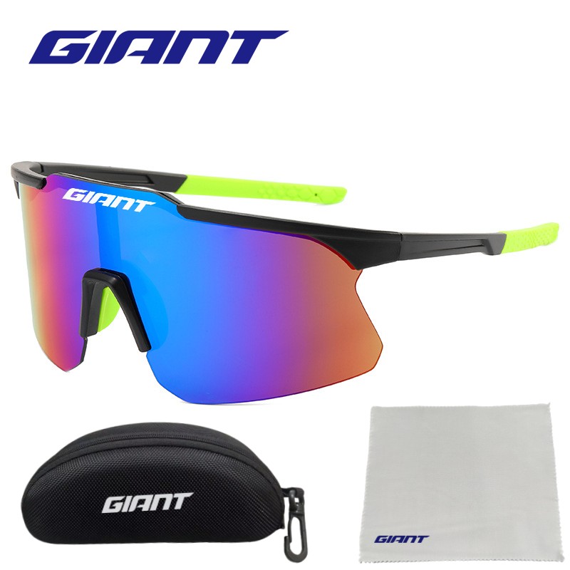 Gafas de sol gigantes para deportes al aire libre, ciclismo, bicicleta, conducción, viajes, se pueden combinar con caja de tela para gafas, hombres y mujeres,: Plata