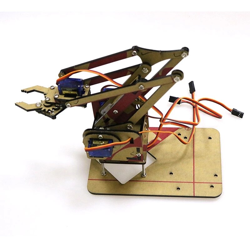 4 DOF Unassembly Mechanical Arm Robot Manipulator Claw for Arduino Maker Learning Robotic Education Maker Kit