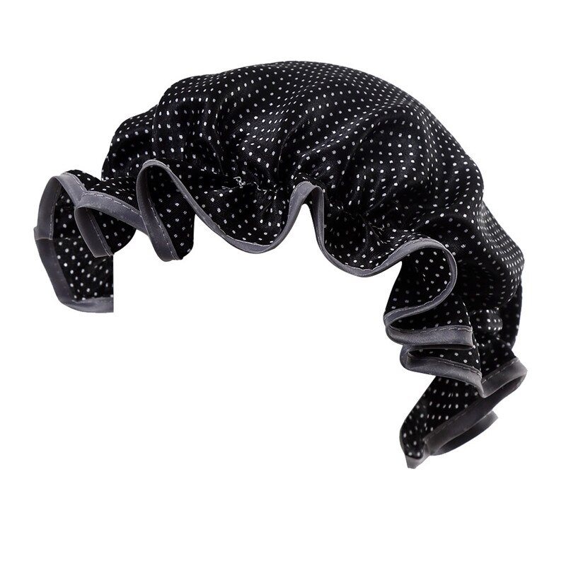 Bébé douche casquettes shampooing bouchon lavage cheveux enfants bain réglable élastique bouclier étanche oreille Protection yeux enfants chapeaux: black