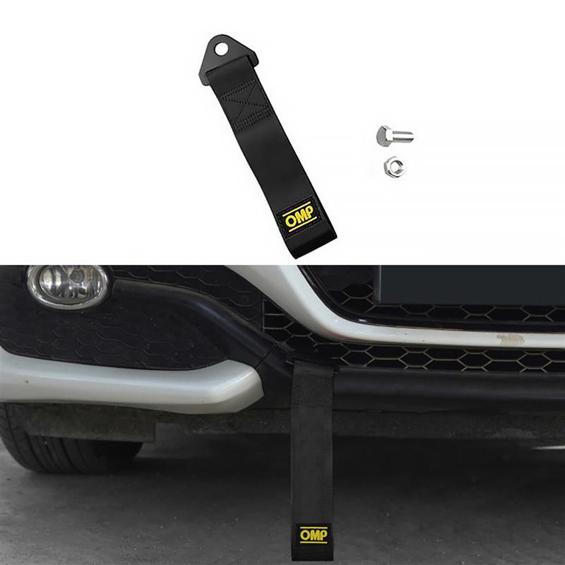 Universal Car Auto Tow Strap Set Auto Towing Eye Band Sterkte Zware Rode Trekhaak Voor En Achter voertuig Bumper