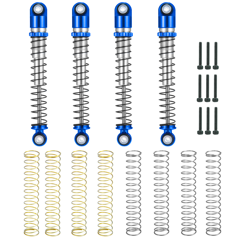 YEAHRUN 31/32/39, 5/43/48/53mm amortiguador de aleación de aluminio para Axial SCX24 1/24 RC coche camión actualización piezas Accesorios