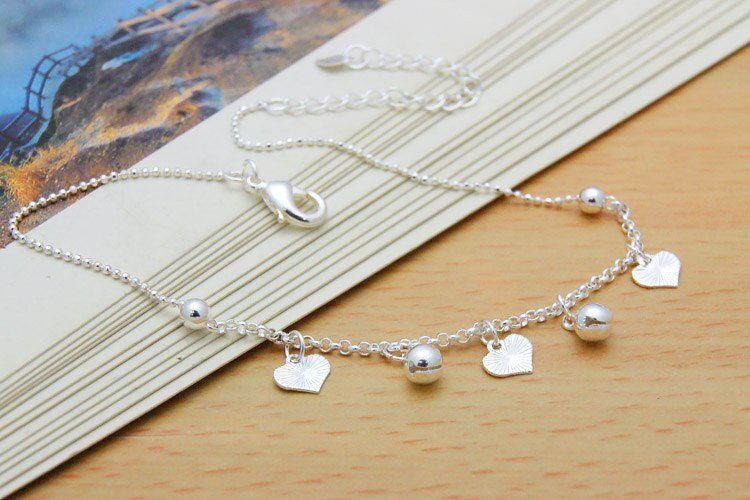 sterben neue mädchen fußkettchen Glocke anhänger 925 Sterling silber fuß kette anhänger einzelhandel sterben beste geburtstag präsentieren