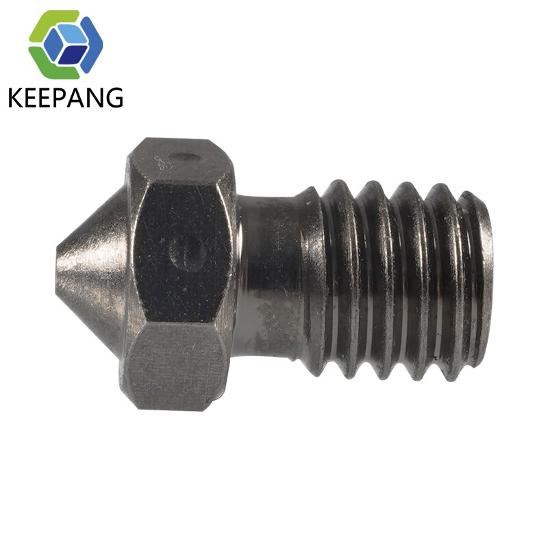 3 stück,  e3d düsen aus gehärtetem stahl  v6 korrosionsbeständig,  m6 für 1.75mm kohlefaser-pei-peek-filament
