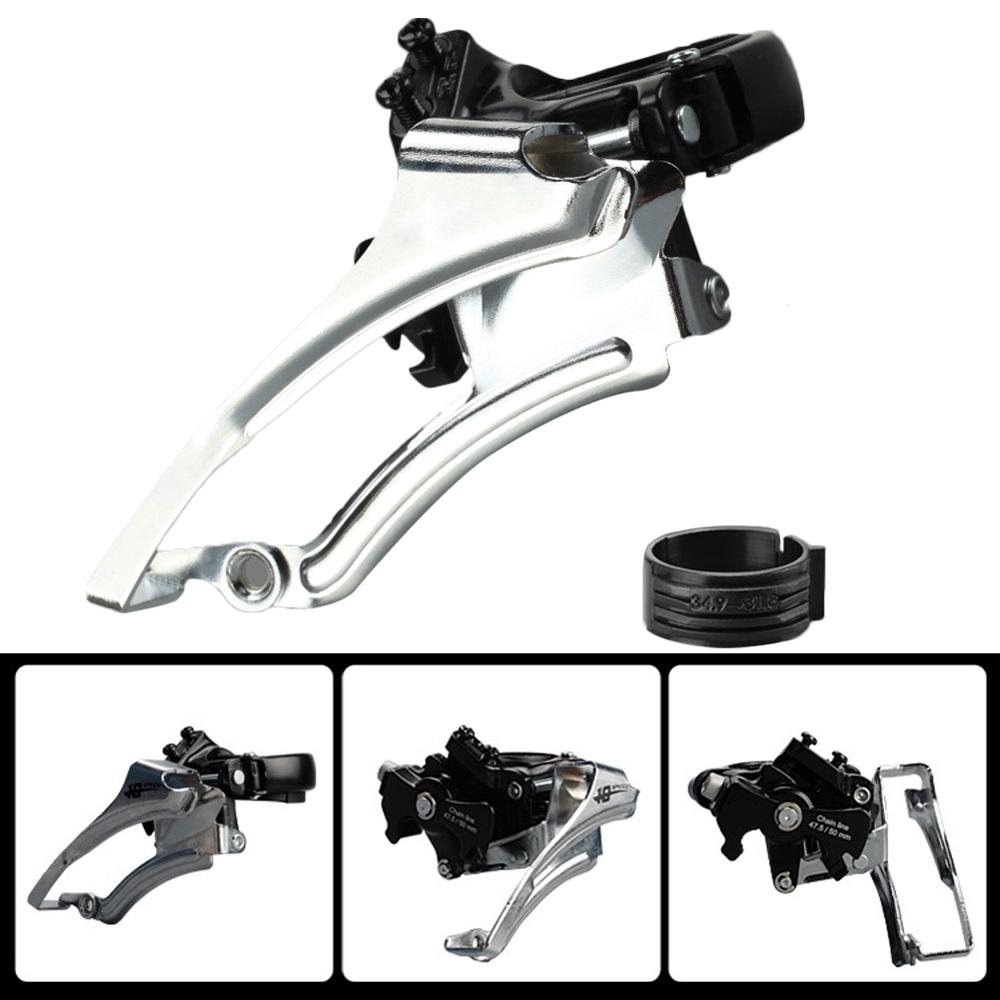 Transmissão de bicicleta mountain bike frente desviador 7/8/9/10/11 velocidade apto para shimano sistema transmissão desviador da bicicleta peças