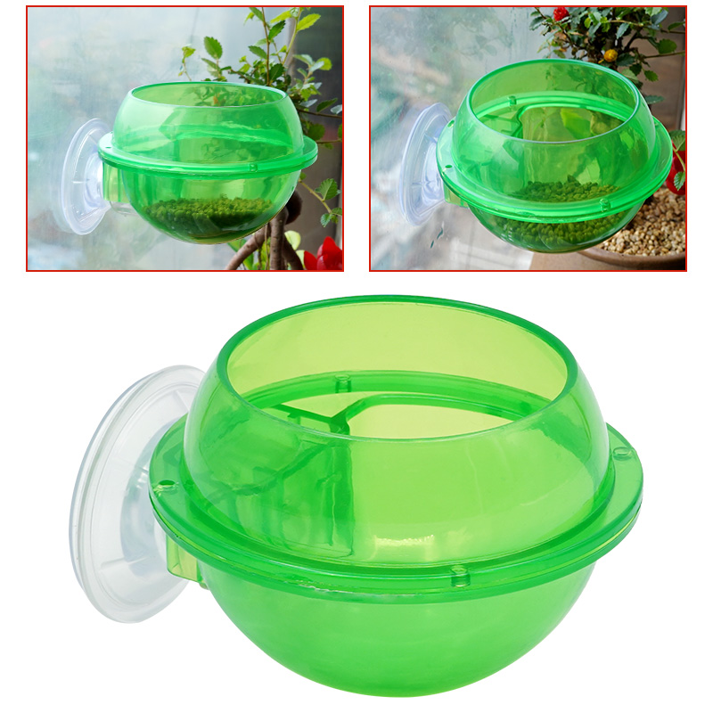 3 pces alimentador para animais de estimação répteis duráveis ventosa alimentador tigela para lagarto camaleão recipiente répteis anfíbios água alimentador de alimentos