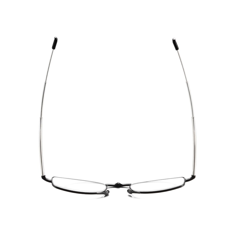1PC Folding Reading Glasses Women With Case Portable Metal Telescopic Rotation High-definition Men Presbyopia Eyeglasses+1.0~4.0