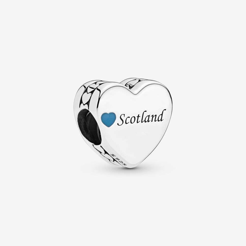 S925 Ireland, Wales,England, Scotland Love Heart Charms DIY Original Woman Jewelry Birthday: Scotland