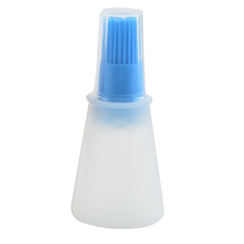 Siliconen Olie Fles Met Borstel Grill Olie Borstels Temperaturen Vloeibare Olie Gebak Barbecue Borstel Keuken Bakken Bbq Tool: Type 1 Blue