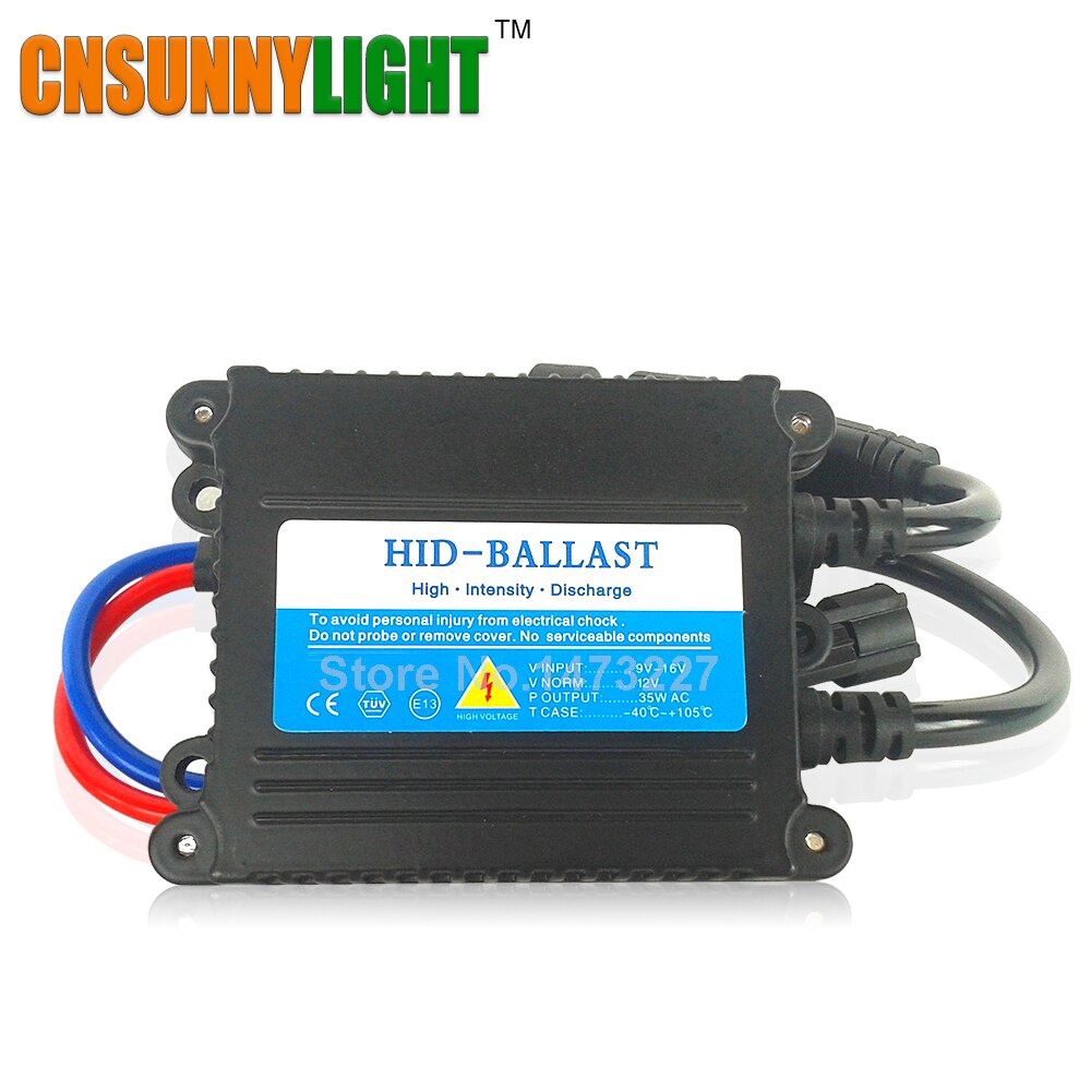 CNSUNNYLIGHT 12V 35W AC Slim HID Xenon Replacement Electronic Digital Ballasts Blocks For Car Light