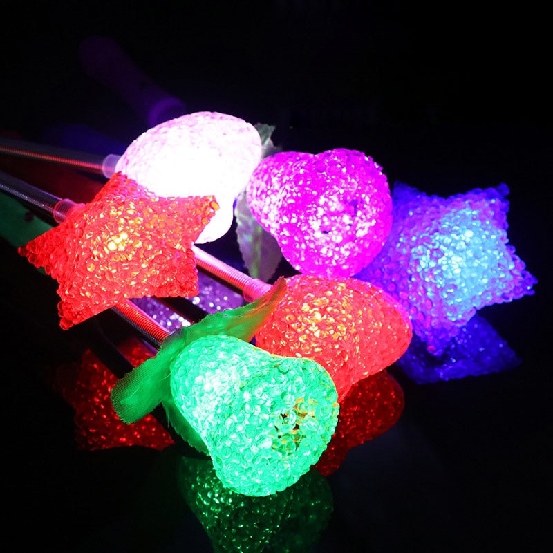 Luminous Flashing Light Sticks for Wedding Party Halloween Decoration Children LBV