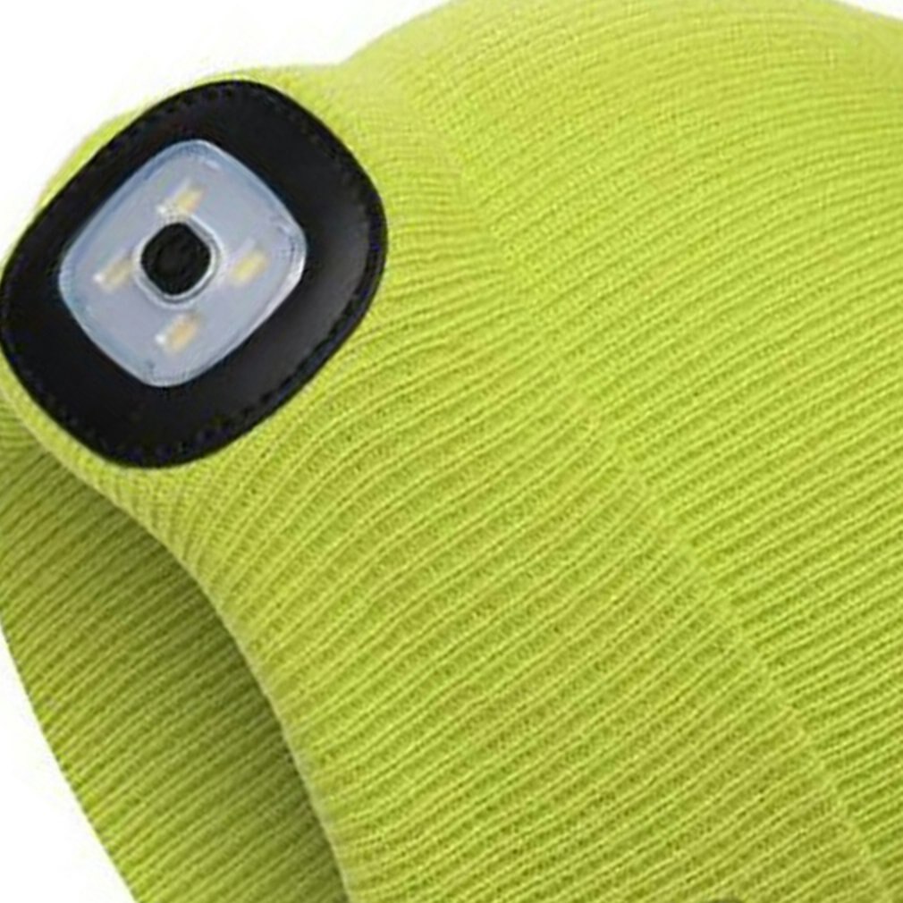 Winter Beanie Hat Wireless Smart Cap Headphone Headset with LED Light Handfree Music Headphone Earphones for