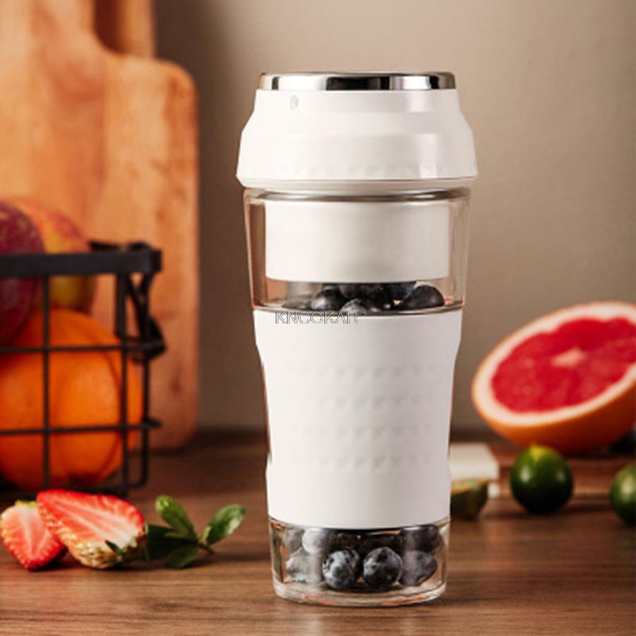 Sokowirówka mini przenośne domu owoce ładowania podręczna sokowirówka podróży przenośne owoce elektryczny sokowirówka mini dania kuchni: biały