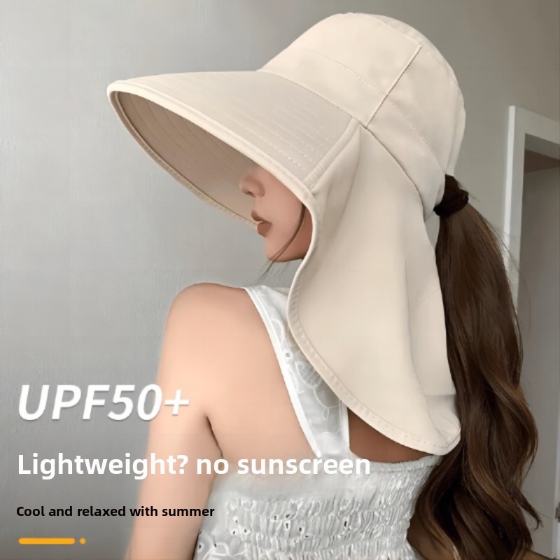 na wolnym powietrzu słońce wiaderko kapelusz dla kobiet Dziewczęcy kapelusz wędkarski Kapelusz z szerokim rondem i osłoną szyi 50+ UPF Ochrona safari czapka