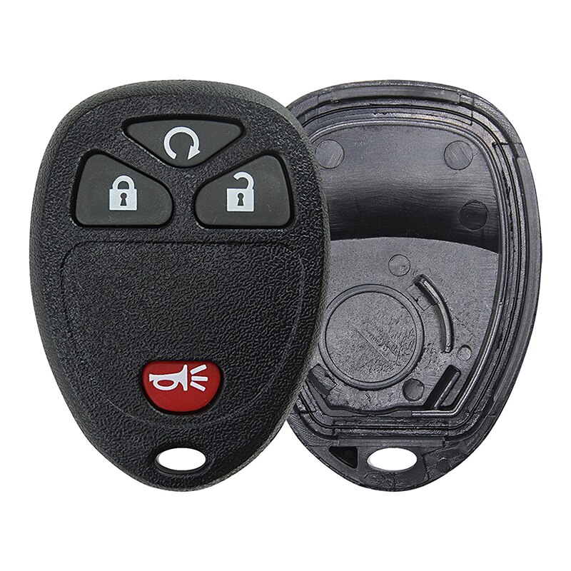 Fob Shell Case 4b RS For Buick Cadillac Chevy GMC Chevrolet Traverse 1pc Durable Black Keyless Remote Car Entry Key