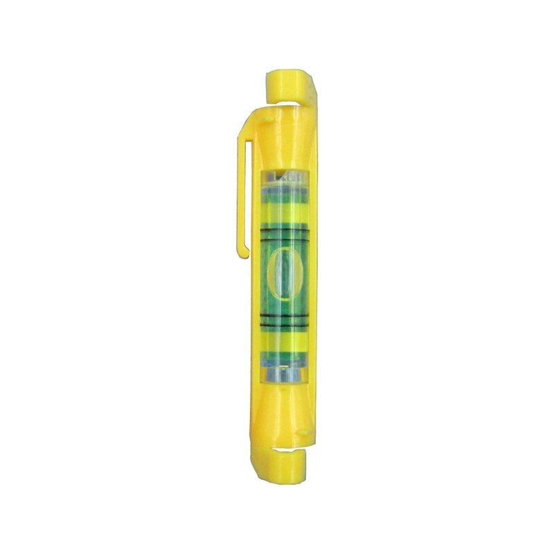1 Piece Bubble Level with Plastic Shell Red Color level measurement instrument Moving on Line: Yellow