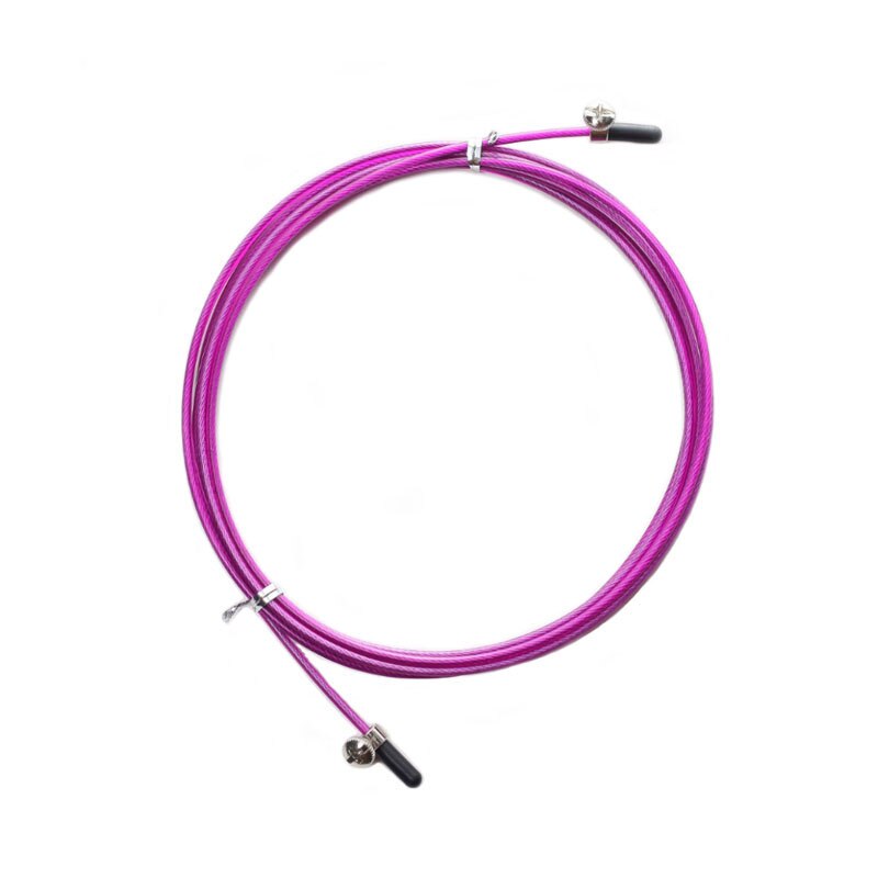 Fil d'acier avec vis pour cordes à sauter, 3m, rechange, Crossfit, câble métallique remplaçable, corde à sauter de vitesse: Purple