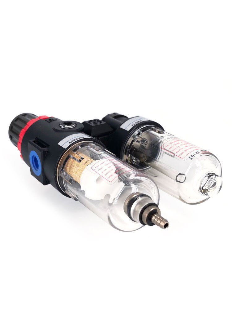 AFC2000 1/4 Luchtcompressor Olie Waterafscheider Filter Regulator Val Airbrush Reduceerventiel