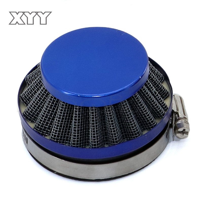 Filtro de aire colorido Mini Moto 42mm 58mm compatible con 2 tiempos 37cc 47cc 49cc Mini ATV Quad Dirt Bike Pocket Bike Pit Bike: Marfíl