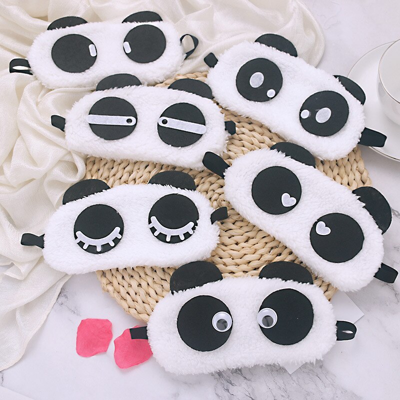 Eye Mask Sleeping for Shading Relax Help Sleep Cute Panda Sleep Mask Soft Eyepatch Nap Health Eye Cover