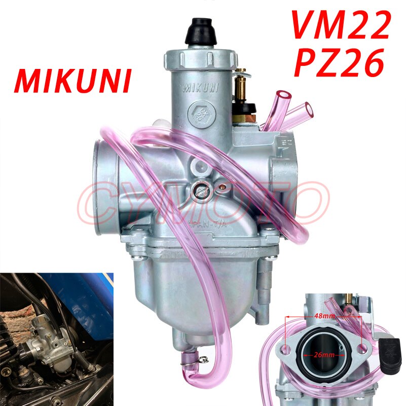 Carburateur 26mm Mikuni VM22 Pour Pit Dirt Bike 110cc 125cc 140cc Avec Filtre à Air