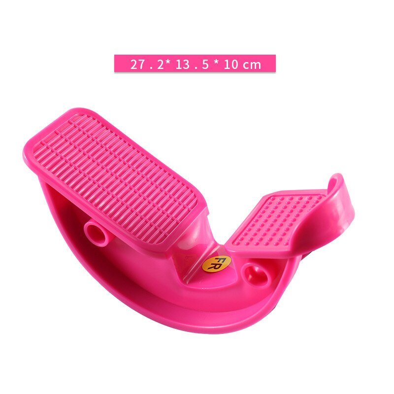 Foot Stretcher Rocker Ankle Plantar Muscle Calf Stretch Board for Achilles Tendinitis Yoga Fitness Sports Massage Pedal X510D: rose red