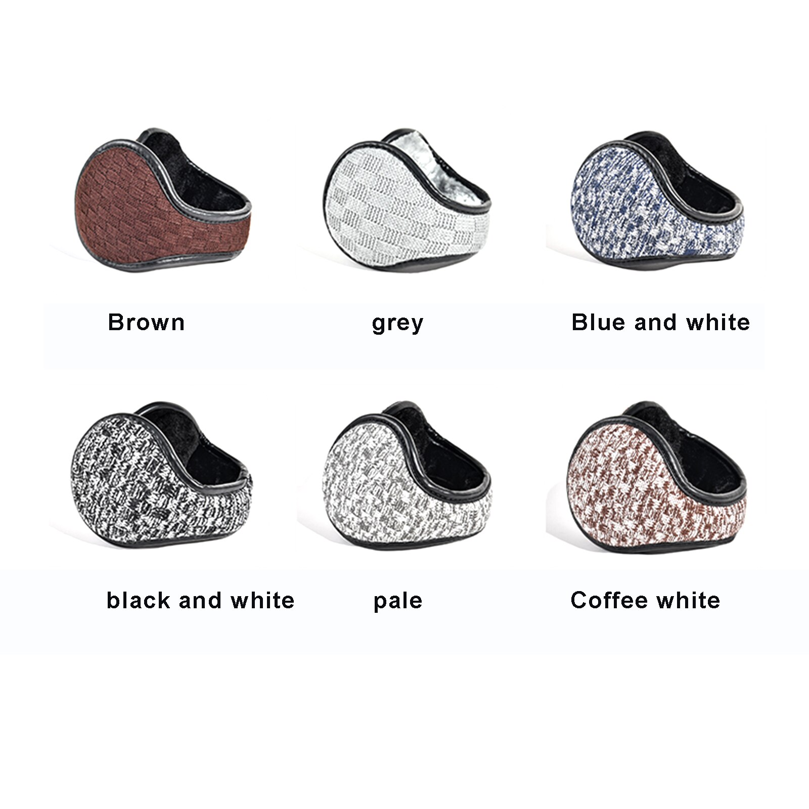 Oorwarmers voor dames en heren, winddicht, opvouwbaar, fleece, warm en zacht, voor in de winter, fietsen, hardlopen en skiën