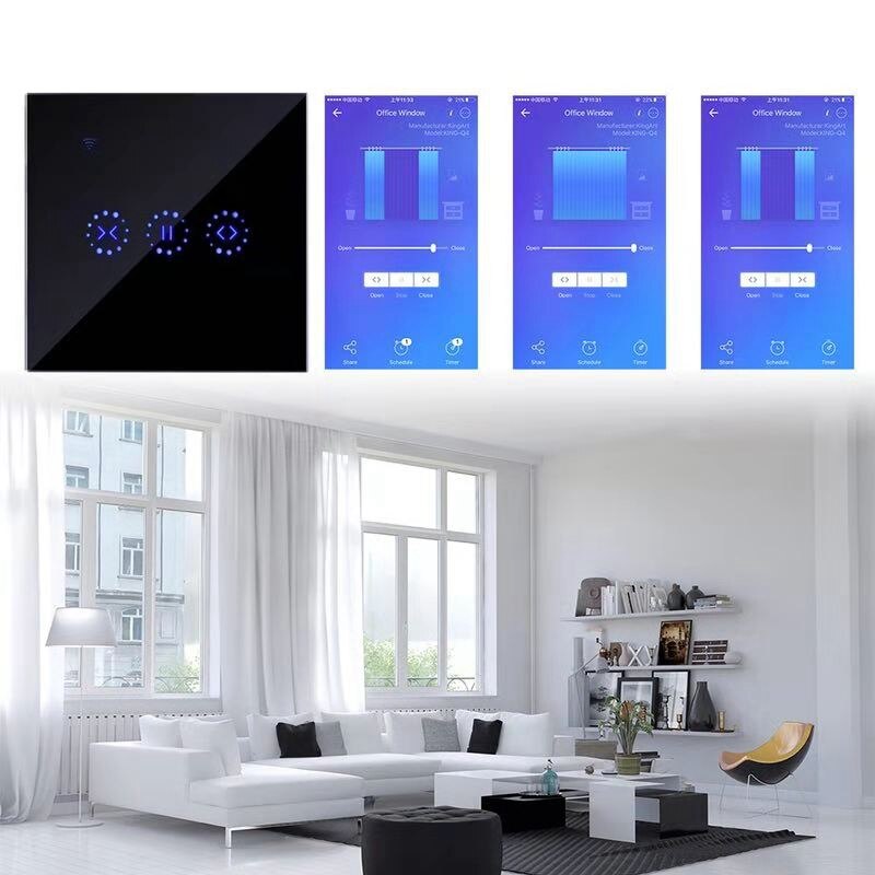 WiFi Smart Light Dimmer Switch Contact in Wall Remote Control Light Work Alexa UK Plug Switch