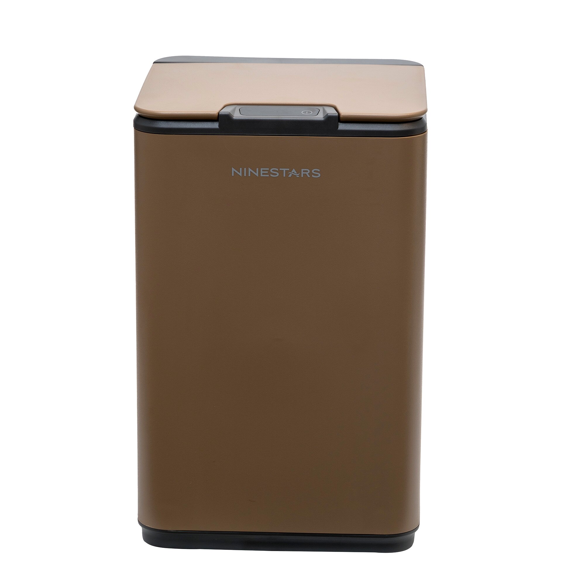 Ninestars 10L automatic trash can plastic waste bin: Brown