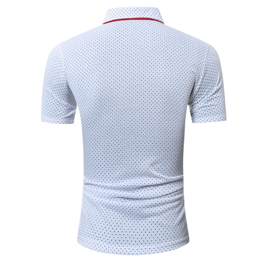Skjorter herre top casual skjorte herre tøj knap skruet ned krave kortærmet skjorte herre toppe moda hombre 10.4