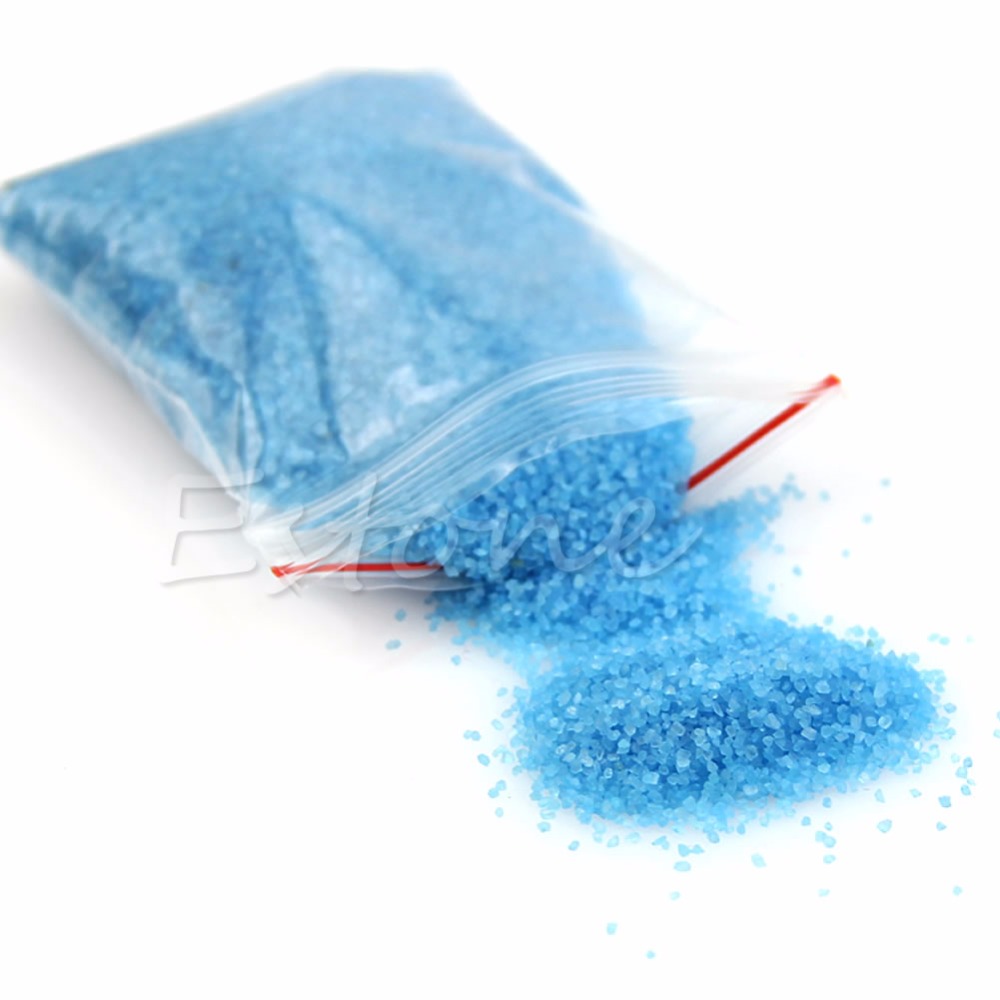 1 opakowanie mikro niebieski piasek klepsydra z piasku mech dekoracja krajobrazowa wróżka