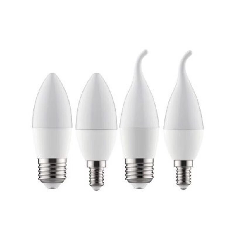 10Pcs E27 E14 Led Kaars Lamp Ac 220V Led Licht Kroonluchter Lamp Kaars Lamp 7W 9W lamp Decoratie Licht Warm/Wit Energiebesparing